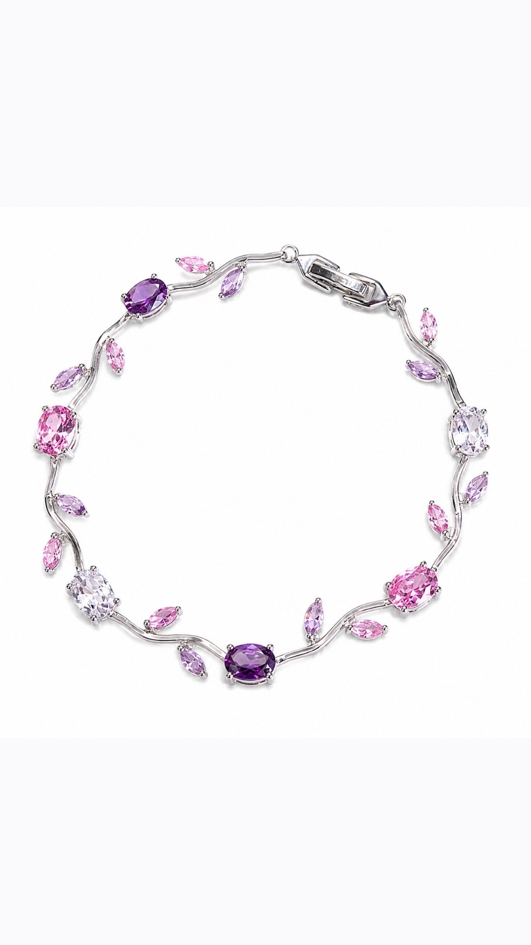 Purple Pink Tulip Bracelet