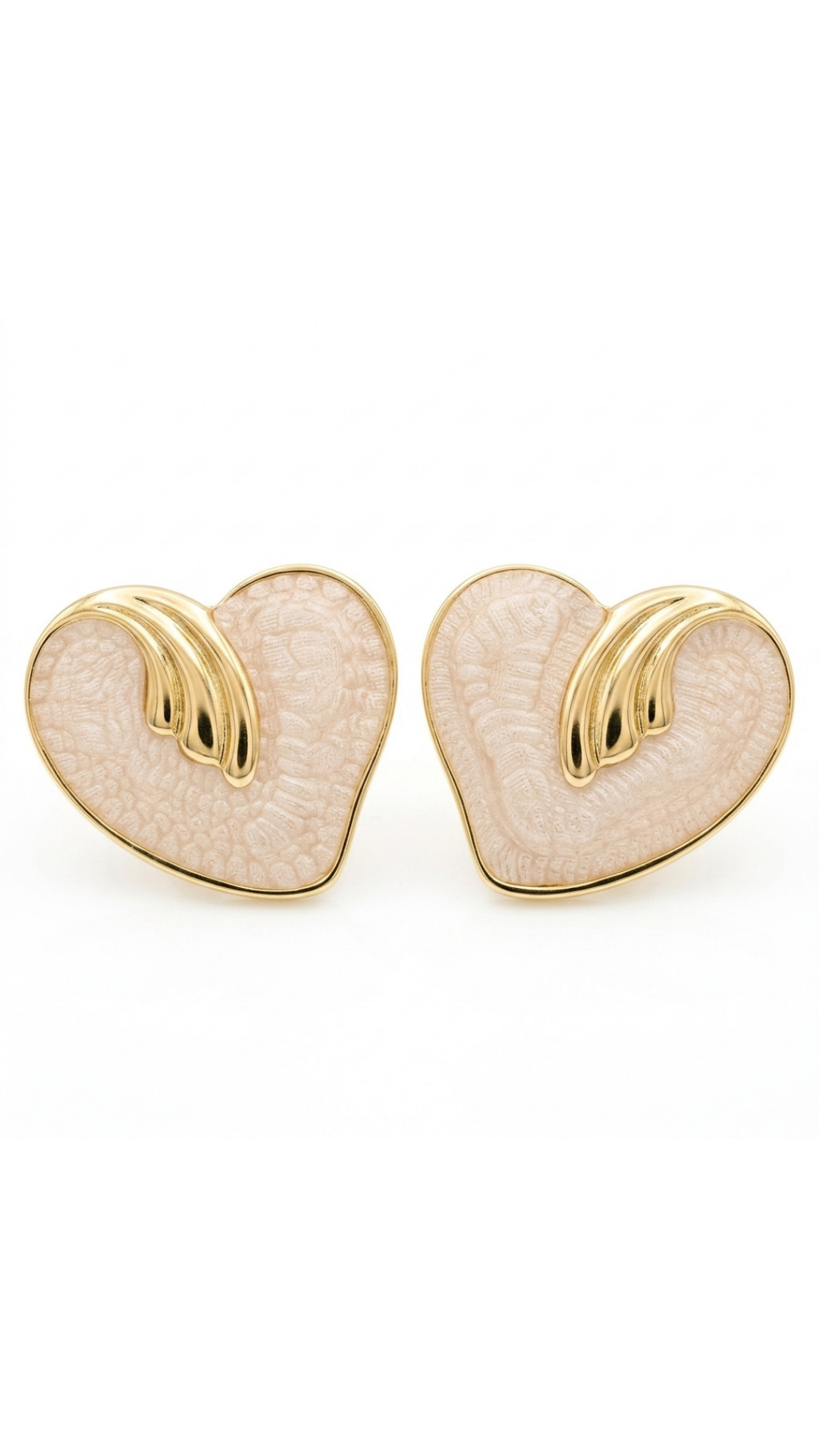 Spiral Heart Earrings