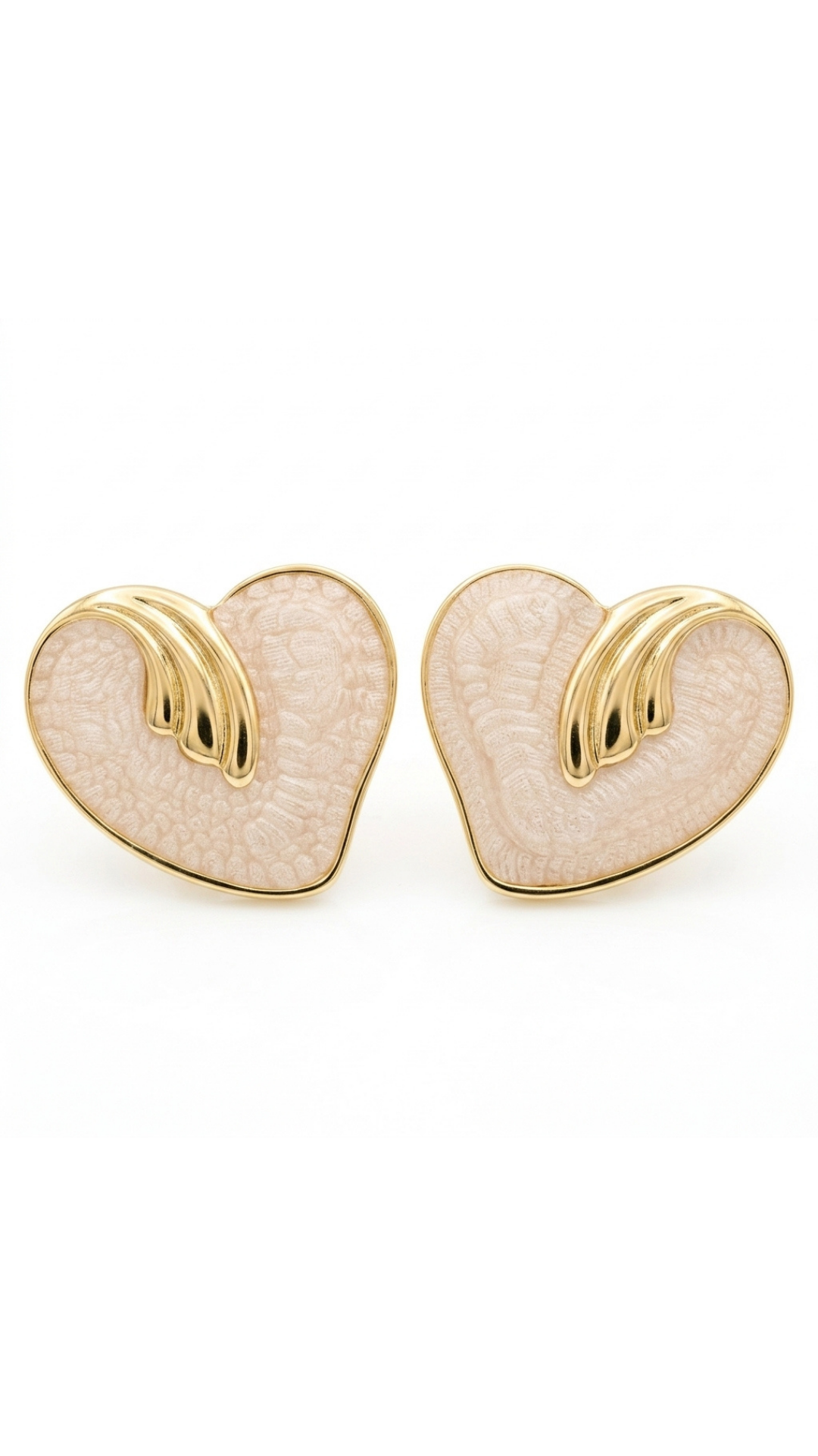 Spiral Heart Earrings
