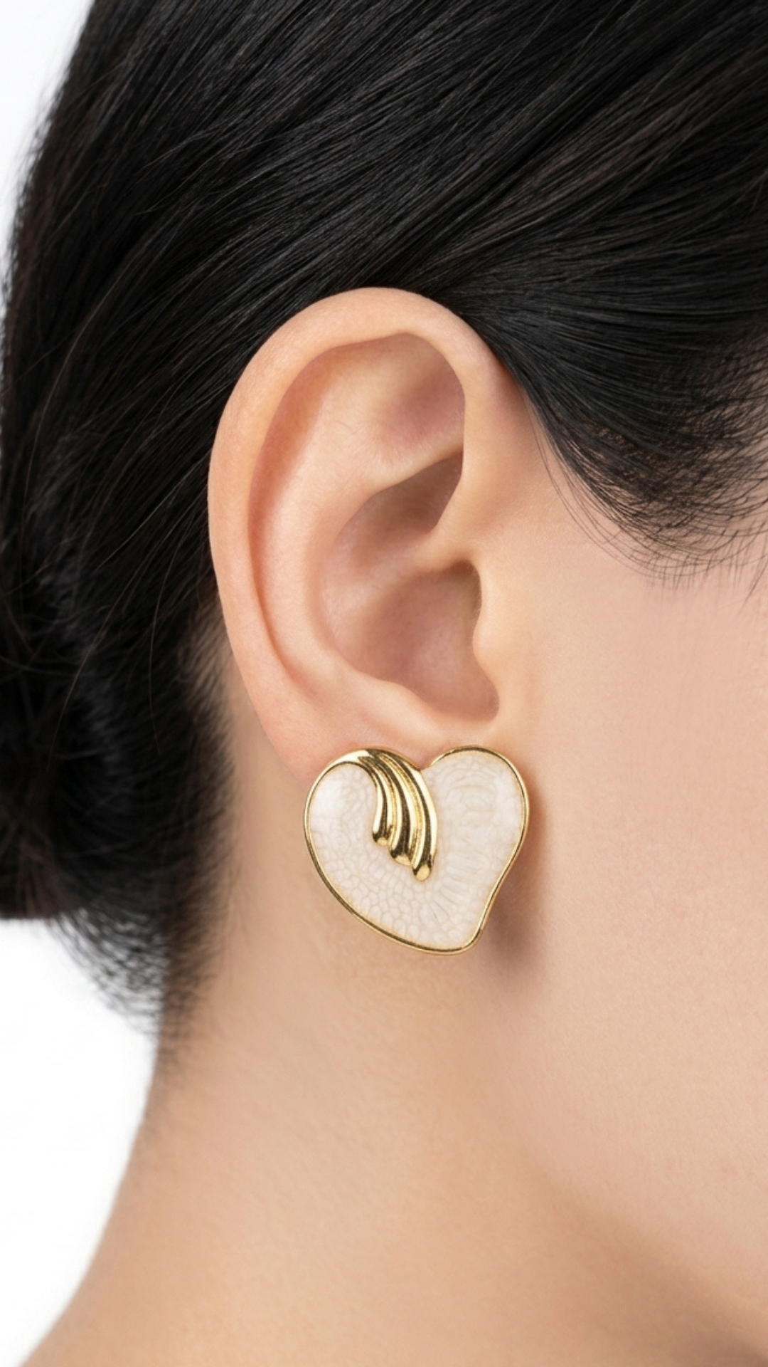 Spiral Heart Earrings