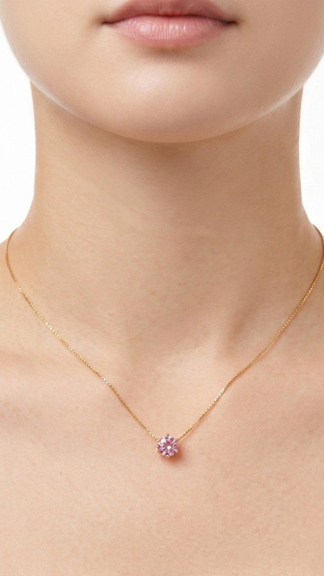Dainty Stone Pendant