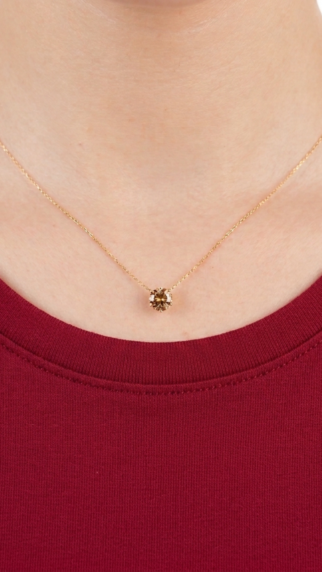 Dainty Stone Pendant
