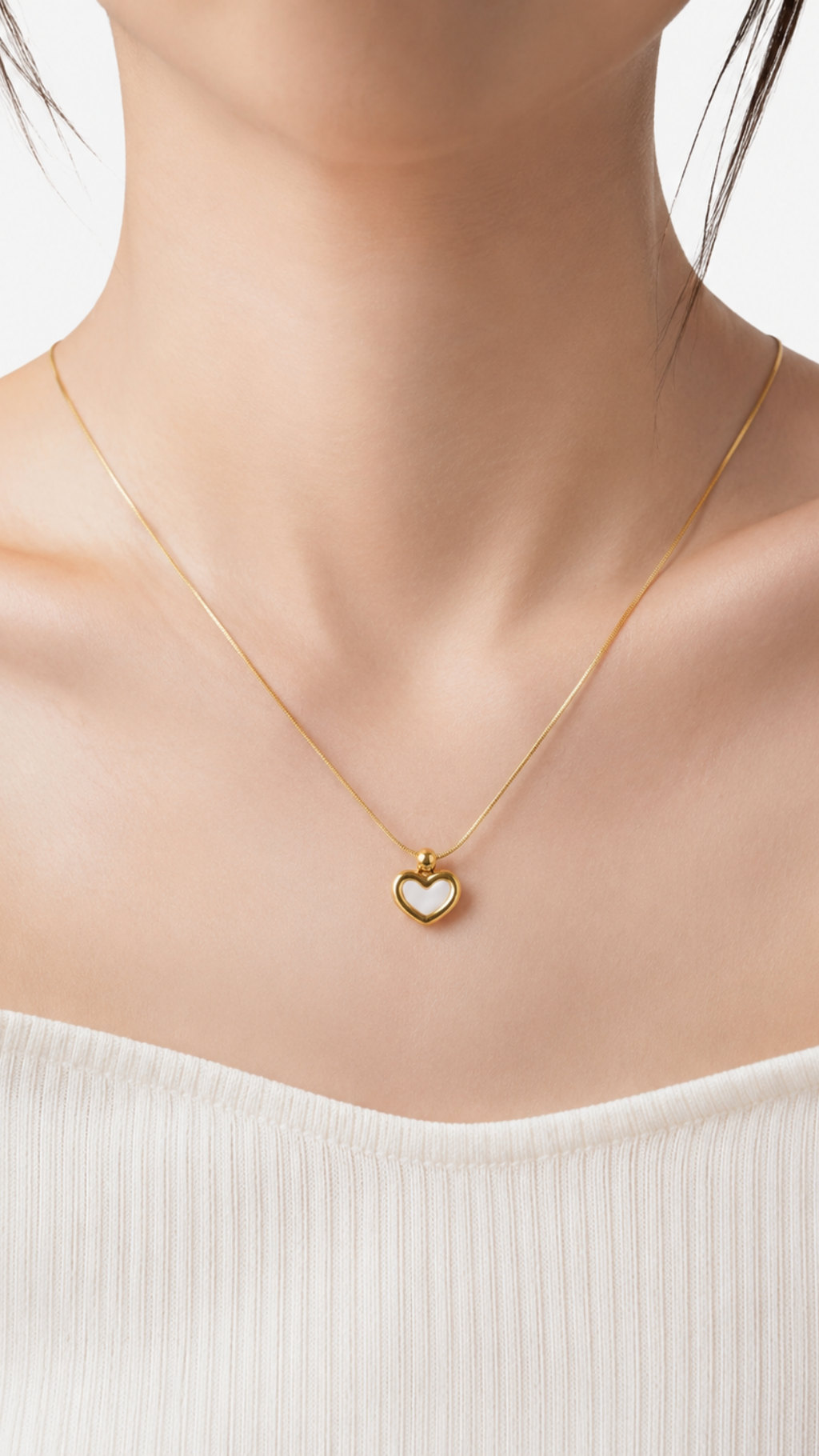 Iridescent Heart Pendant