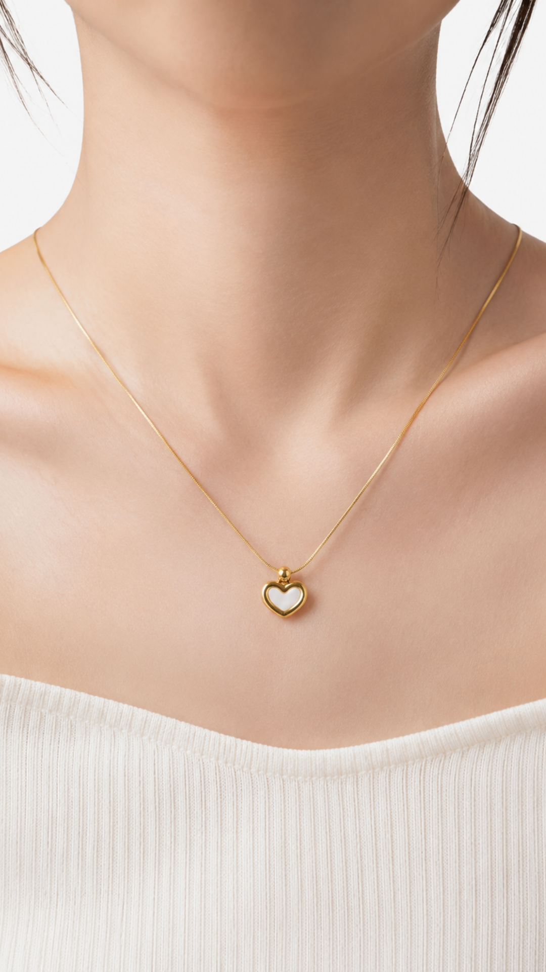 Iridescent Heart Pendant