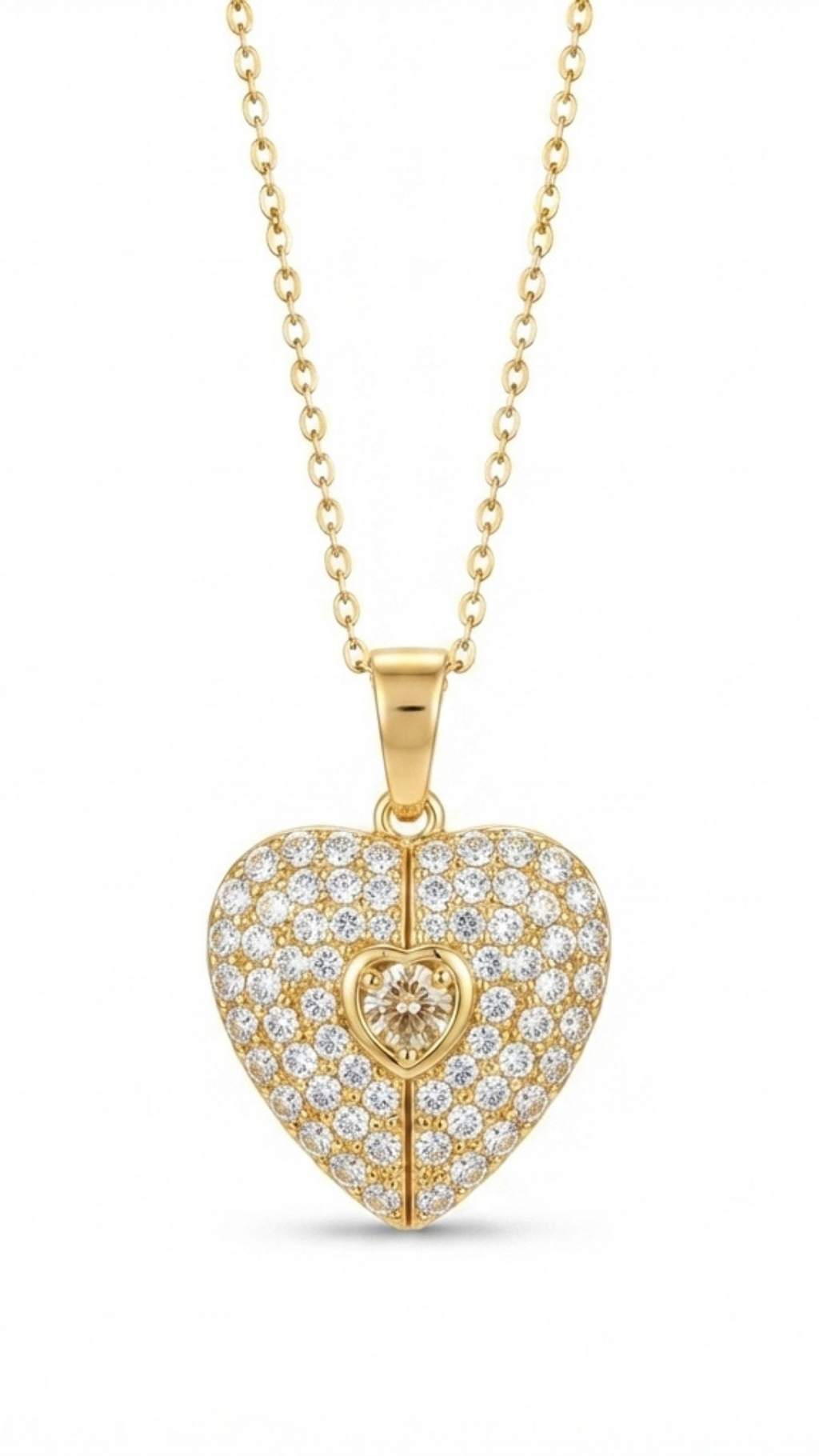 Crystal Heart Pendant