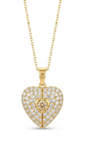 Crystal Heart Pendant