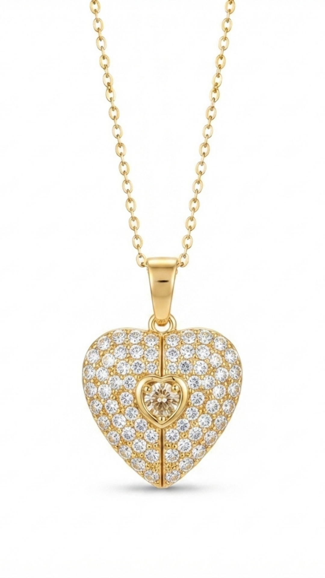 Crystal Heart Pendant