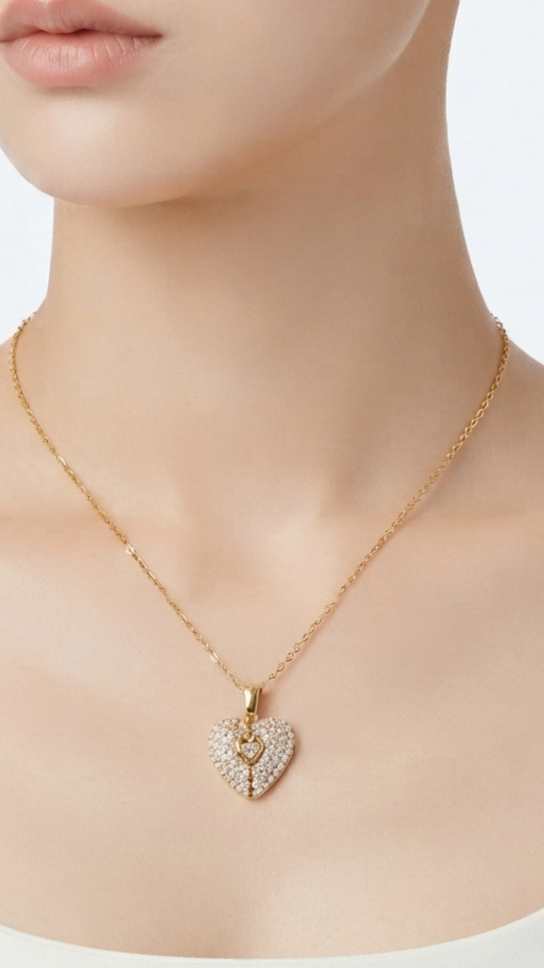 Crystal Heart Pendant
