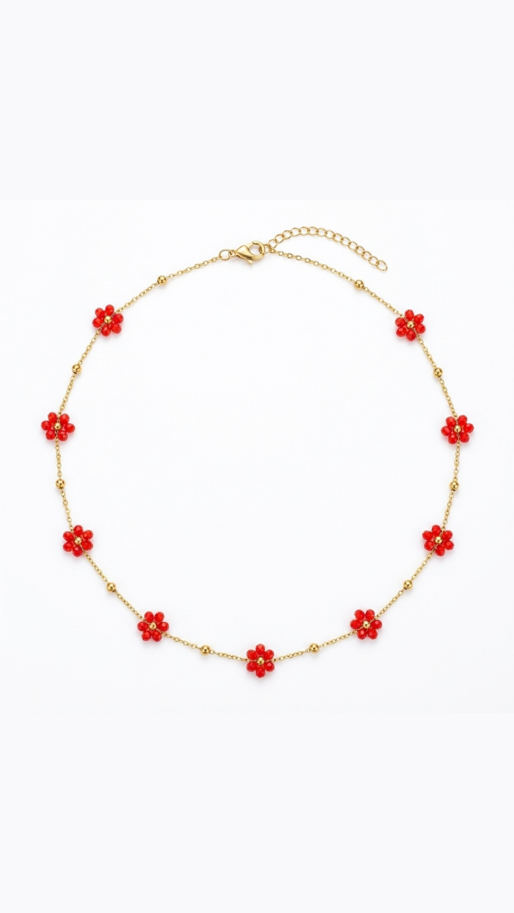 Vermilion Petal Pendant
