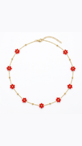 Vermilion Petal Pendant
