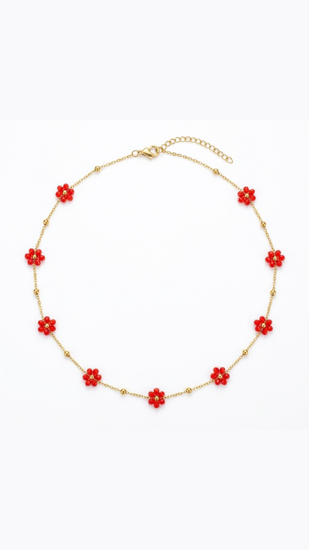 Vermilion Petal Pendant