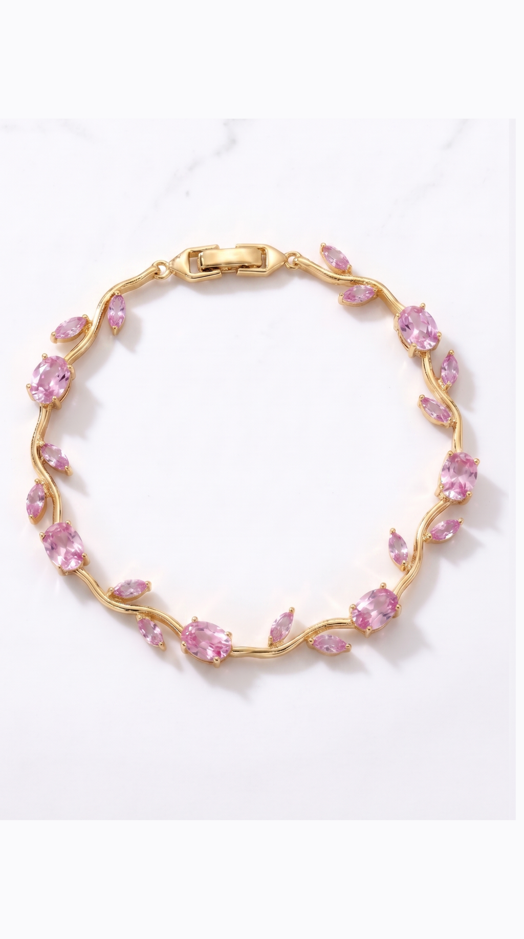 Pink Tulip Bracelet