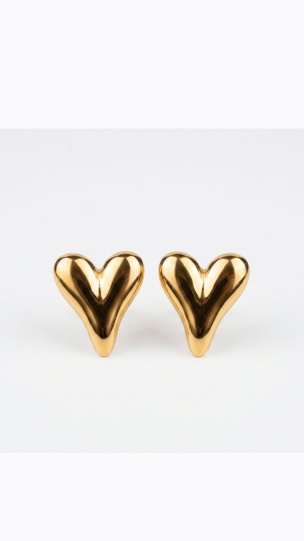 Golden Heart Earrings