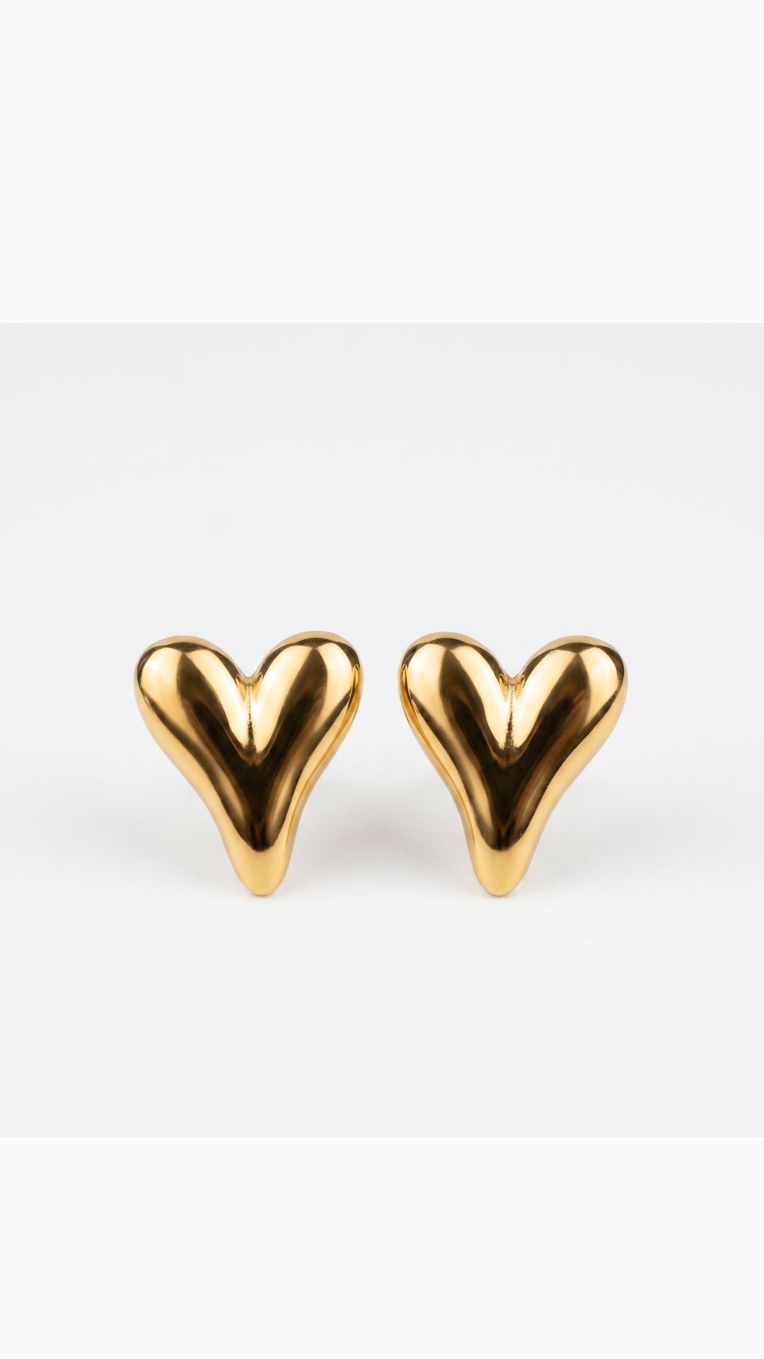 Golden Heart Earrings