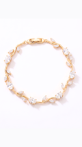 White Tulip Bracelet