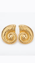 Golden Seashell Earrings