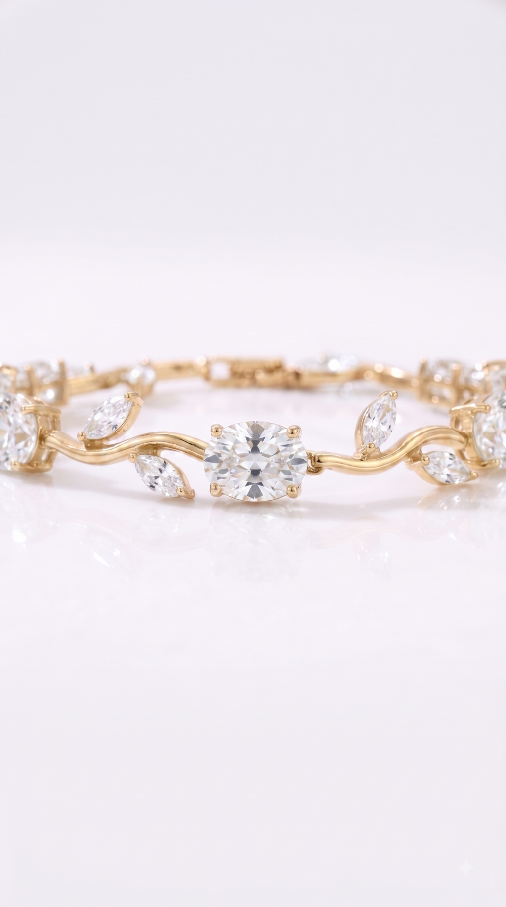 White Tulip Bracelet