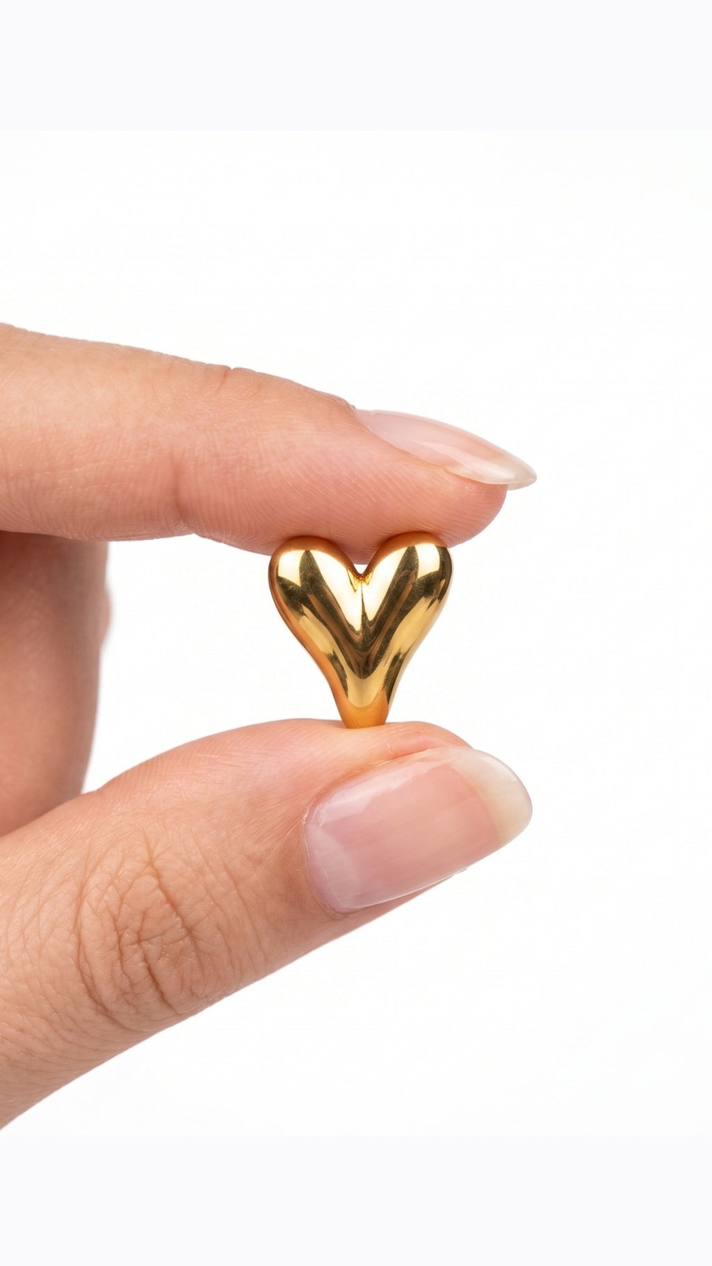 Golden Heart Earrings