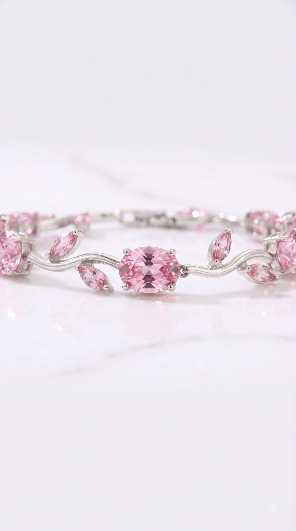 Pink Tulip Bracelet