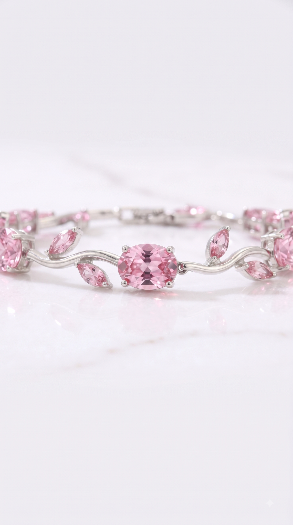 Pink Tulip Bracelet
