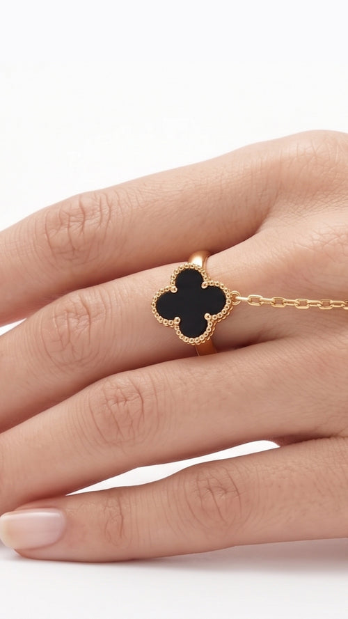 Black Clover Hand Chain