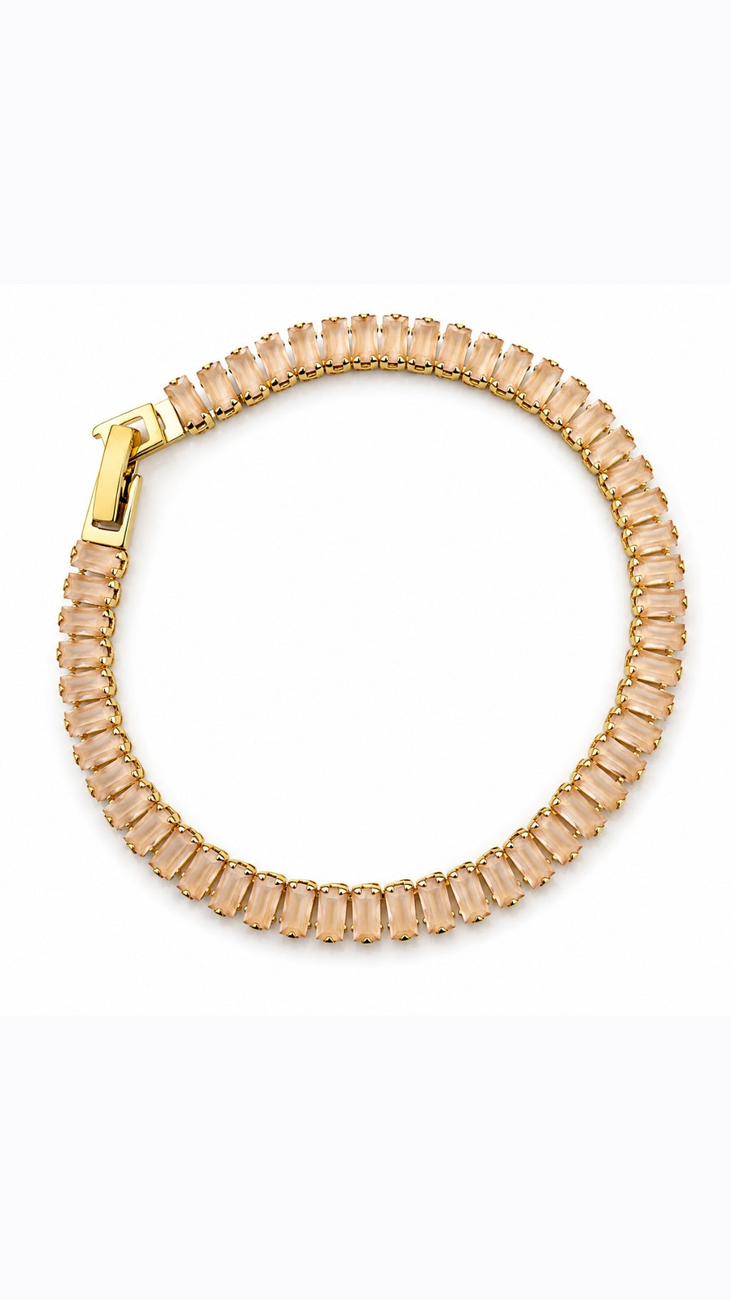 Golden Grace Tennis Bracelet
