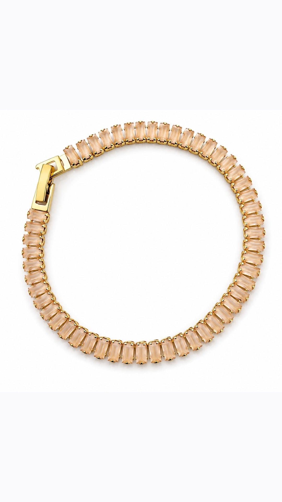 Golden Grace Tennis Bracelet