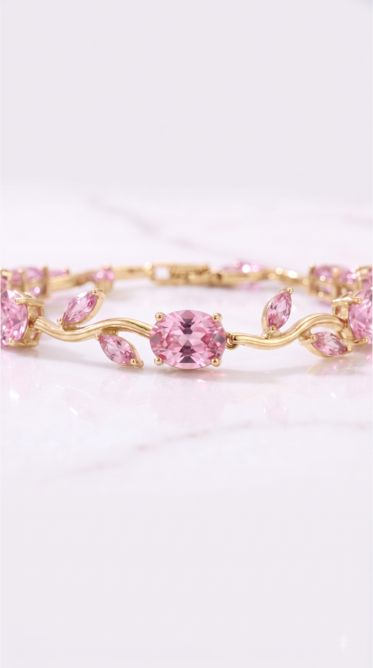 Pink Tulip Bracelet