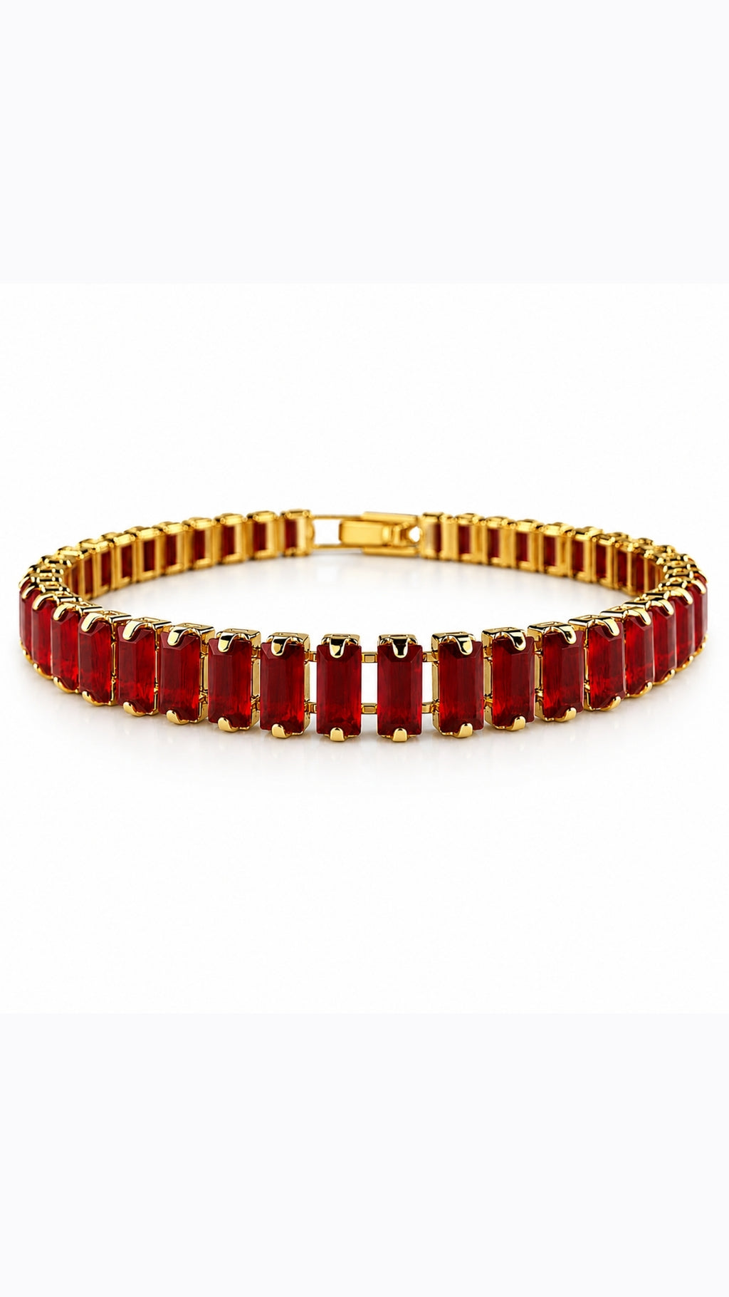 Golden Grace Tennis Bracelet
