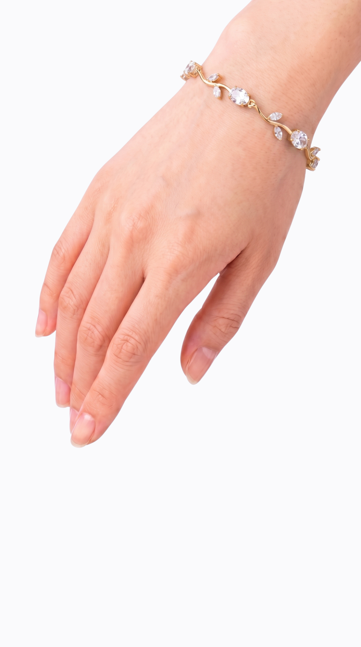 White Tulip Bracelet