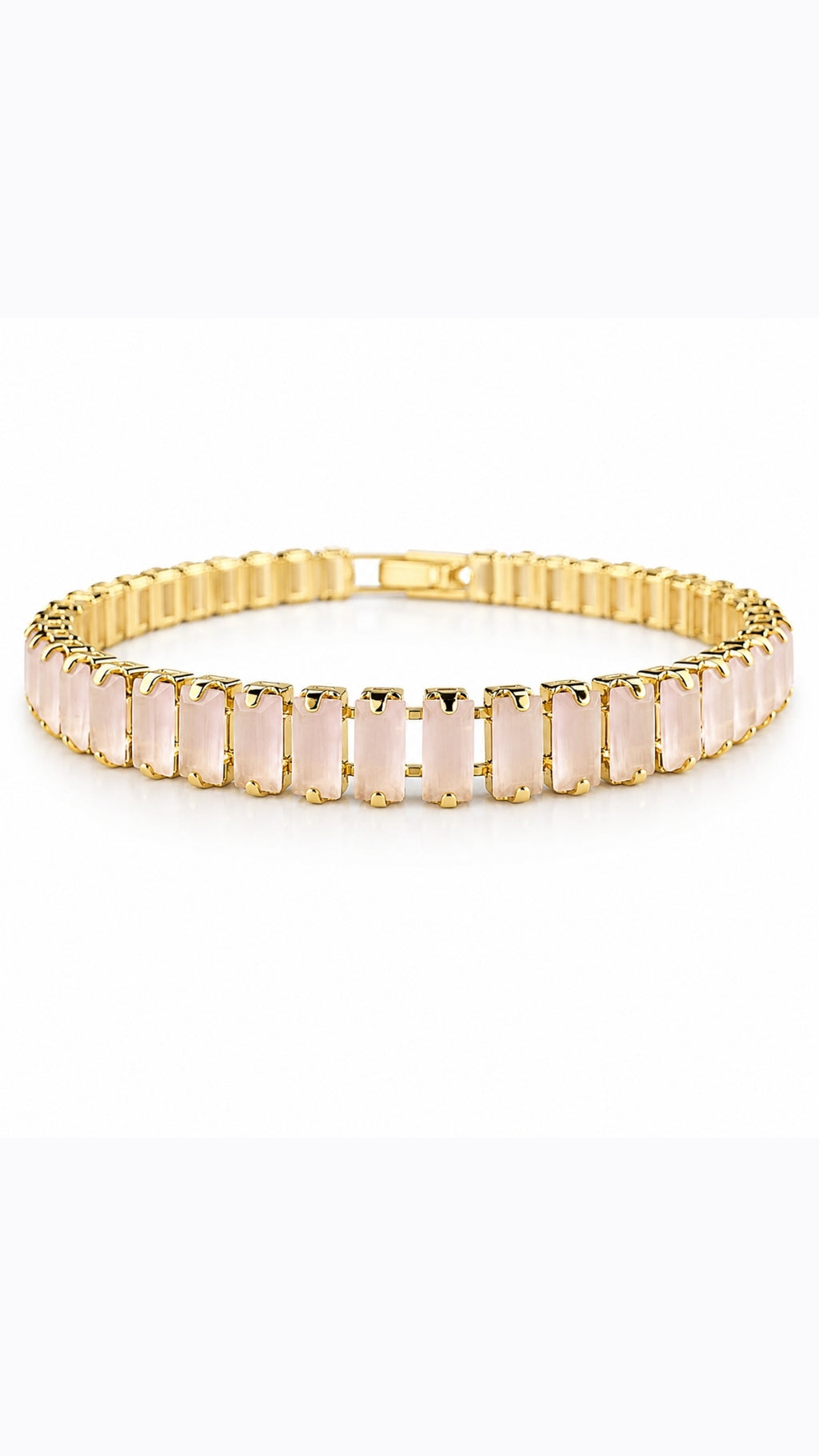 Golden Grace Tennis Bracelet