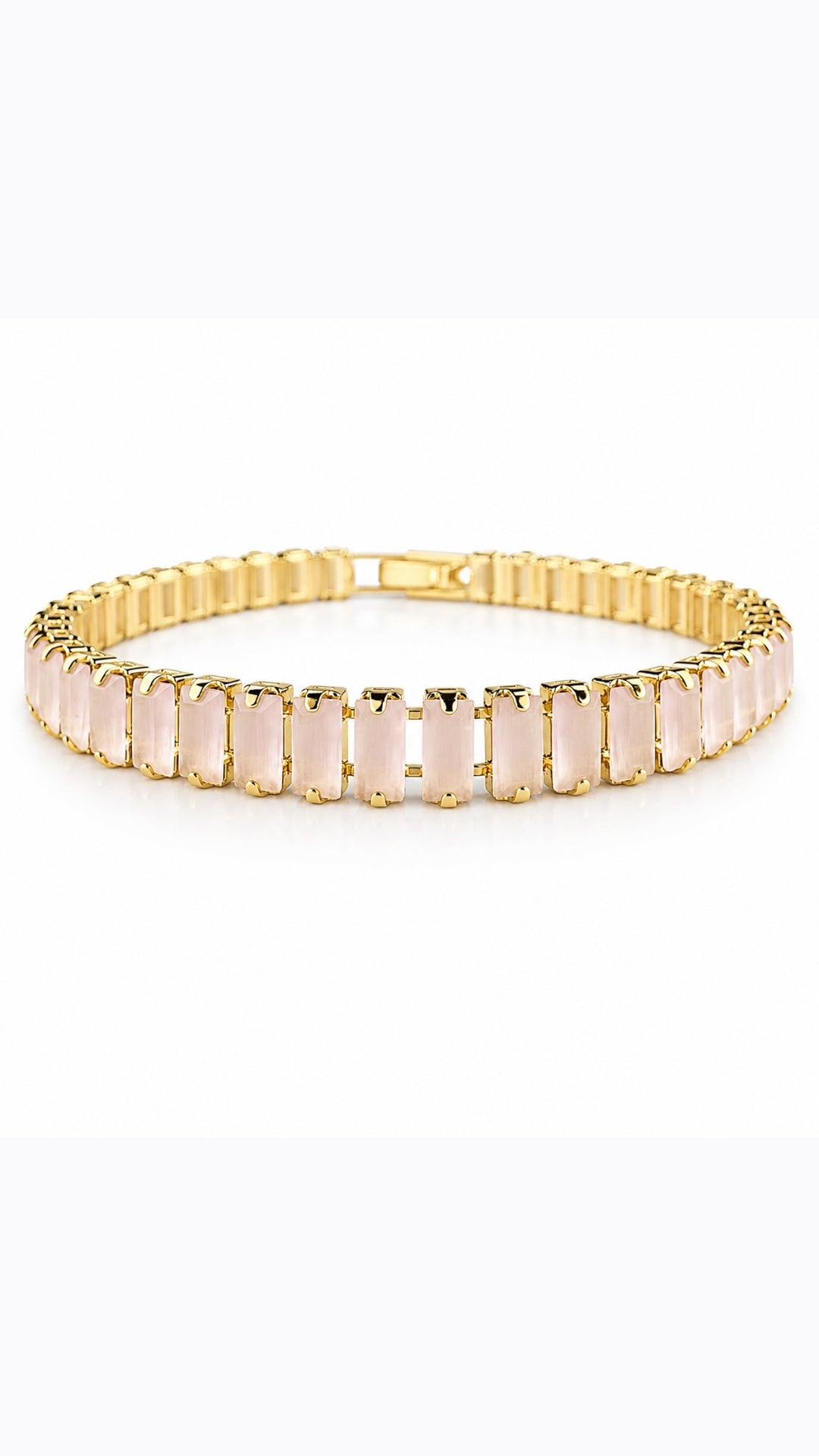 Golden Grace Tennis Bracelet