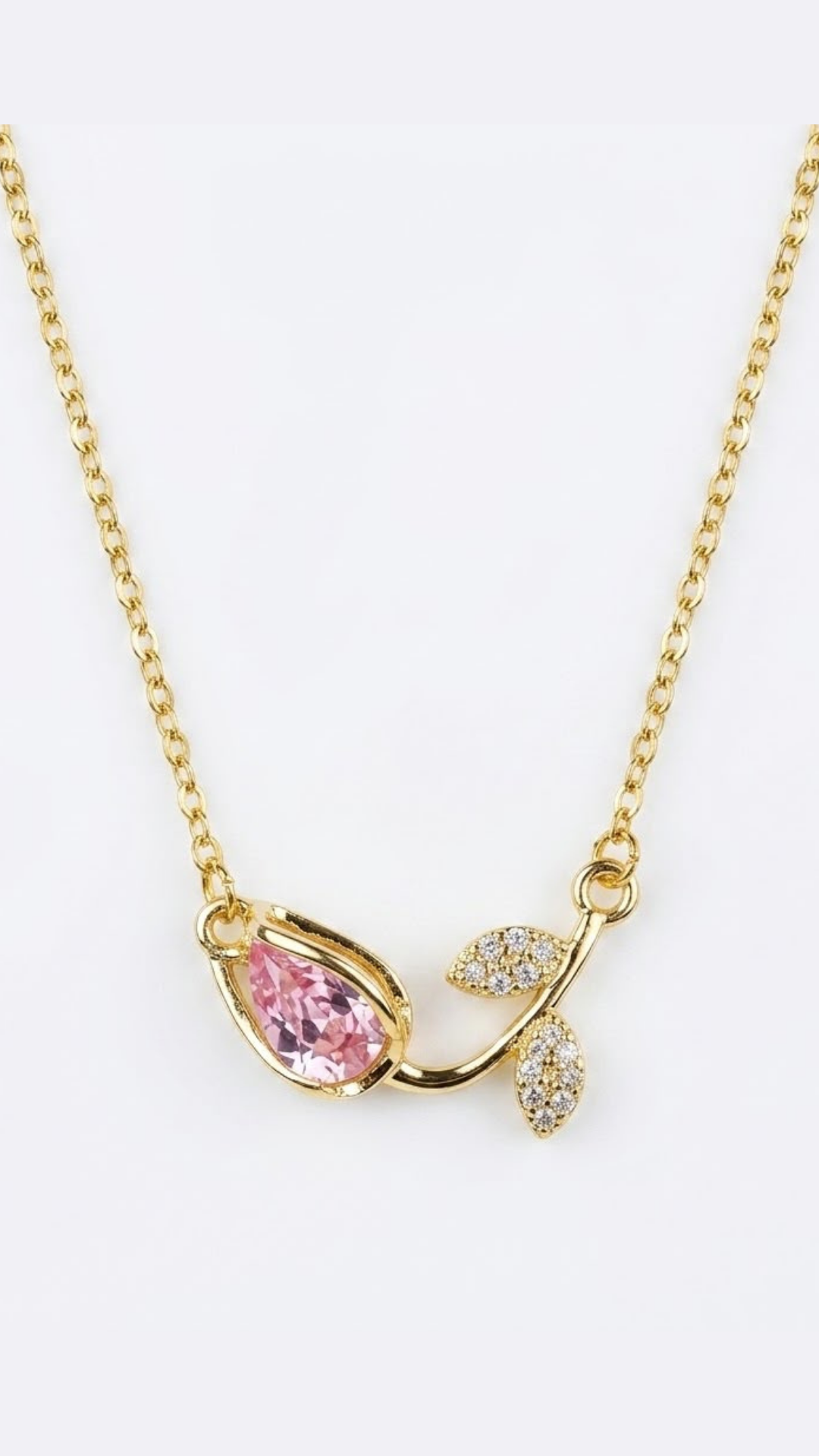 Ruby Tulip Pendant