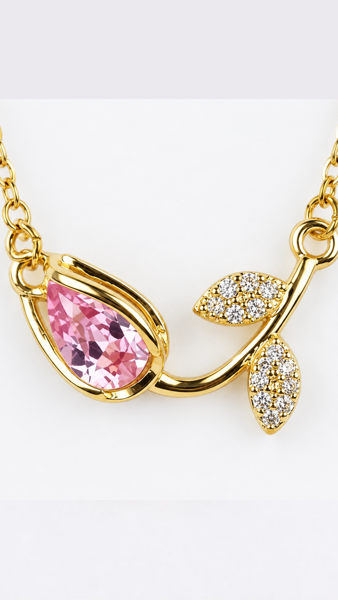 Ruby Tulip Pendant
