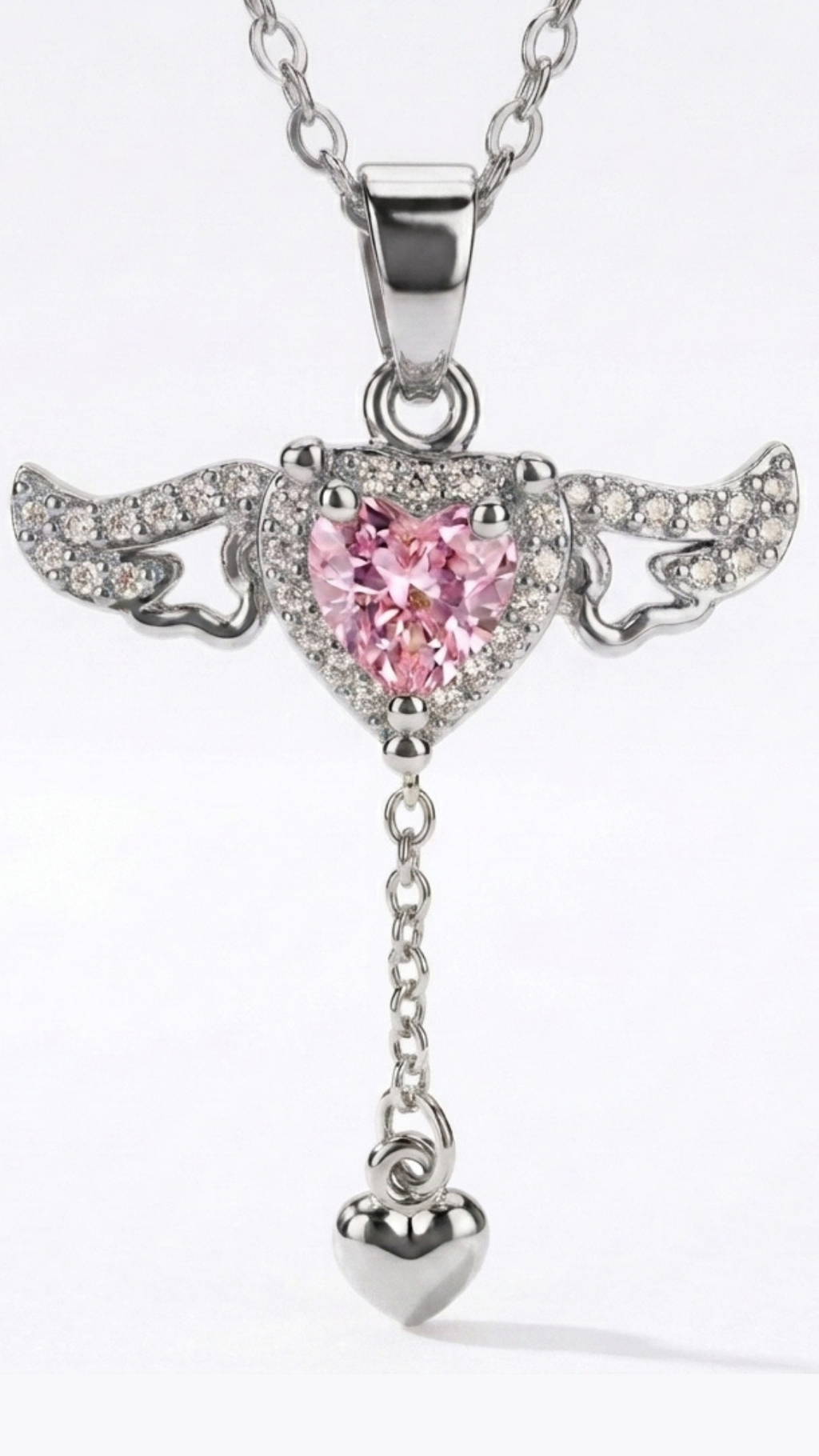 Angel Fidget Heart Pendant