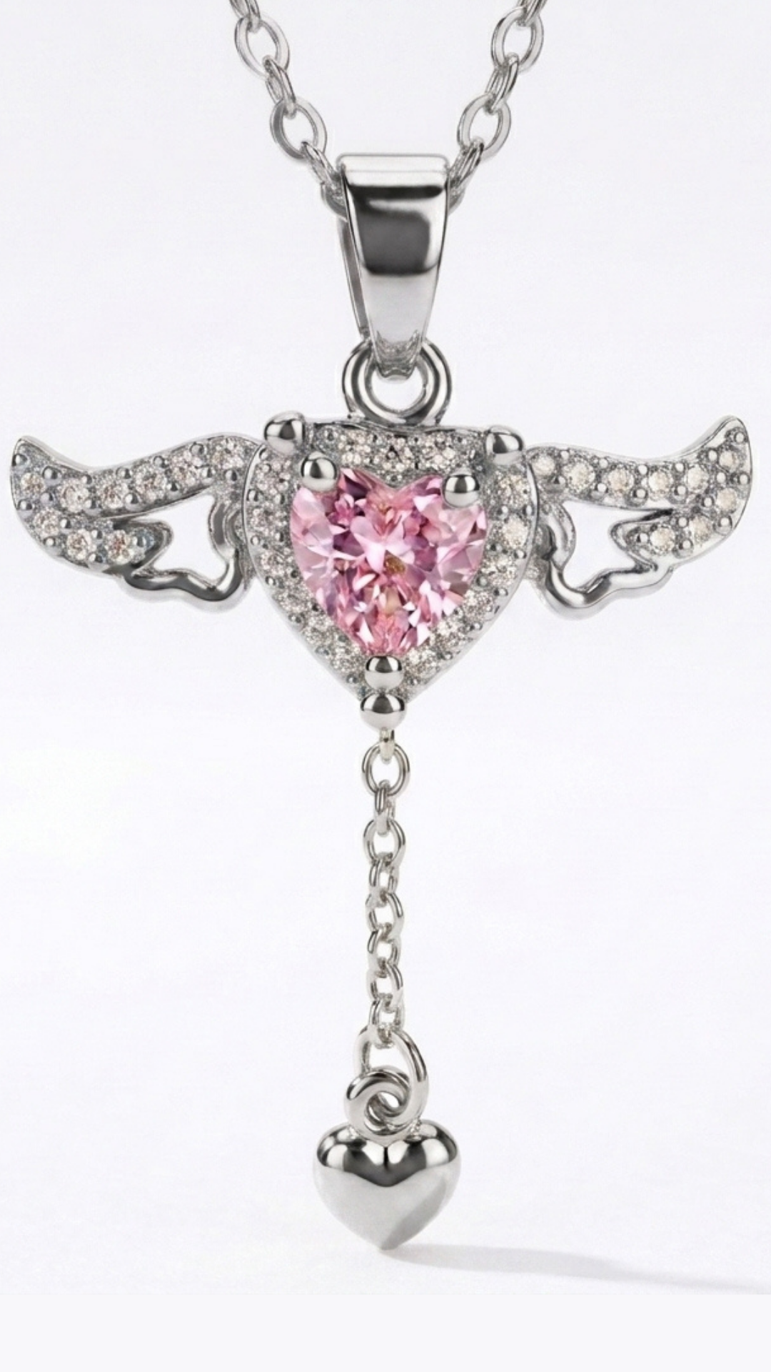 Angel Fidget Heart Pendant