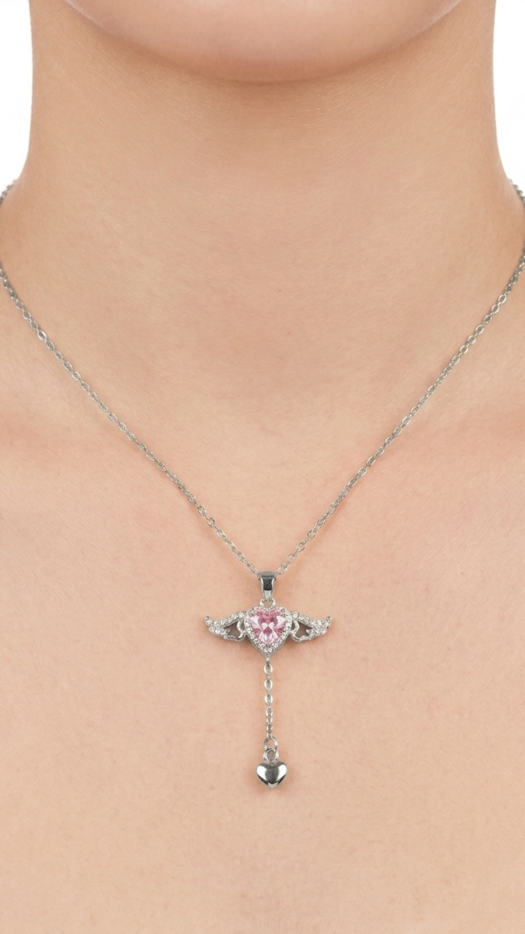 Angel Fidget Heart Pendant
