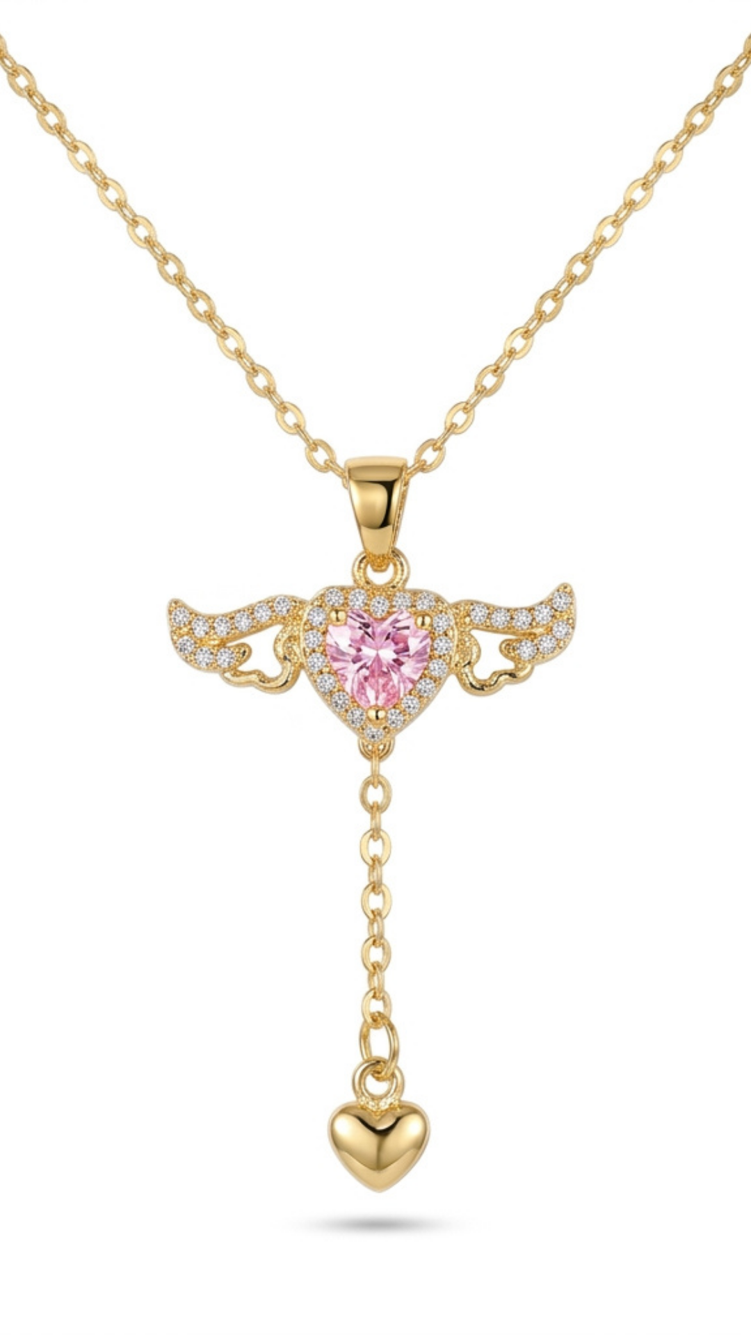 Angel Fidget Heart Pendant