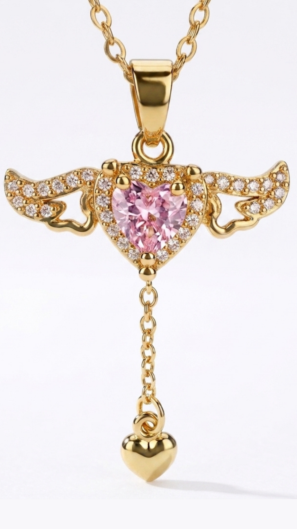 Angel Fidget Heart Pendant