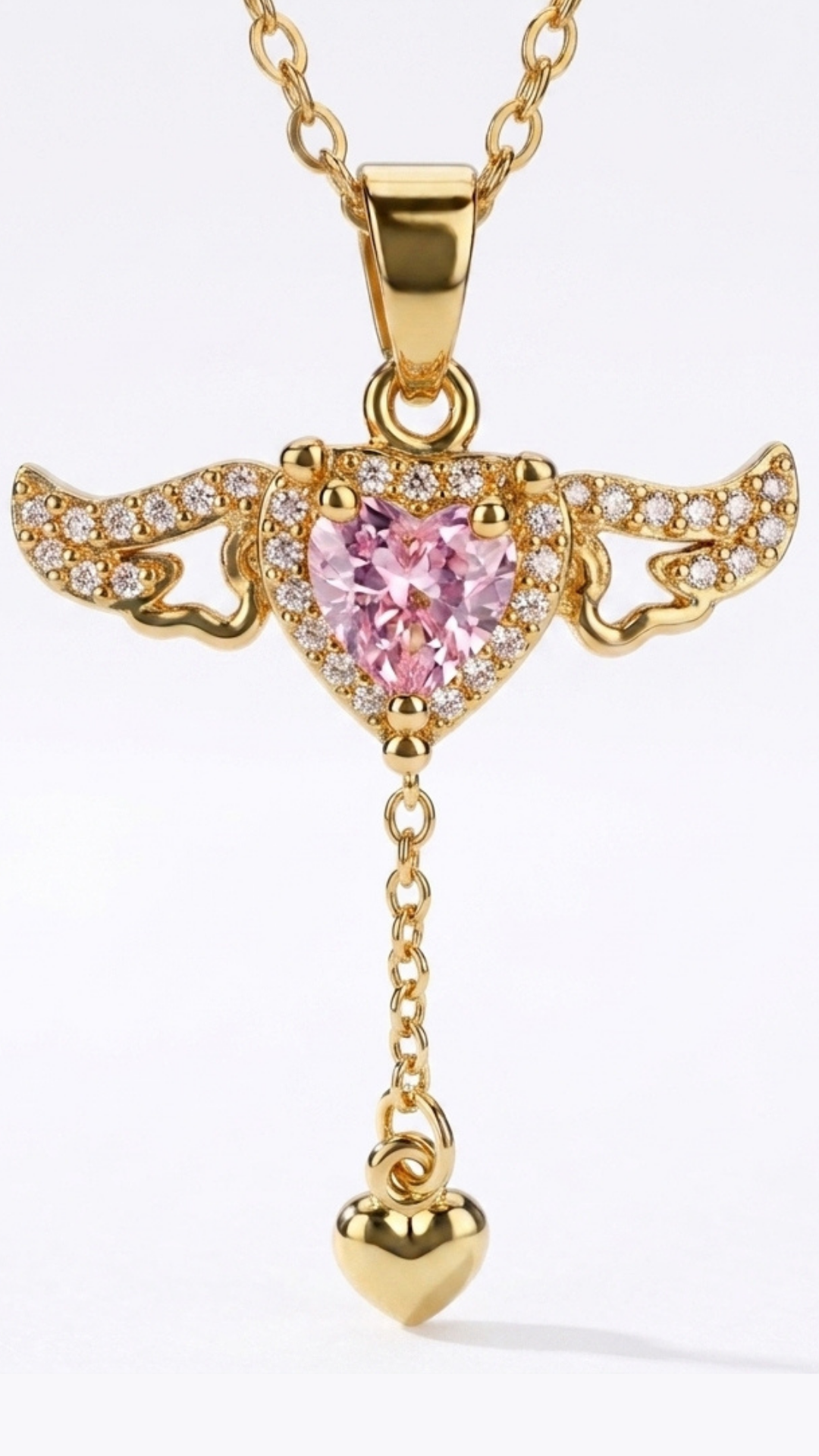 Angel Fidget Heart Pendant