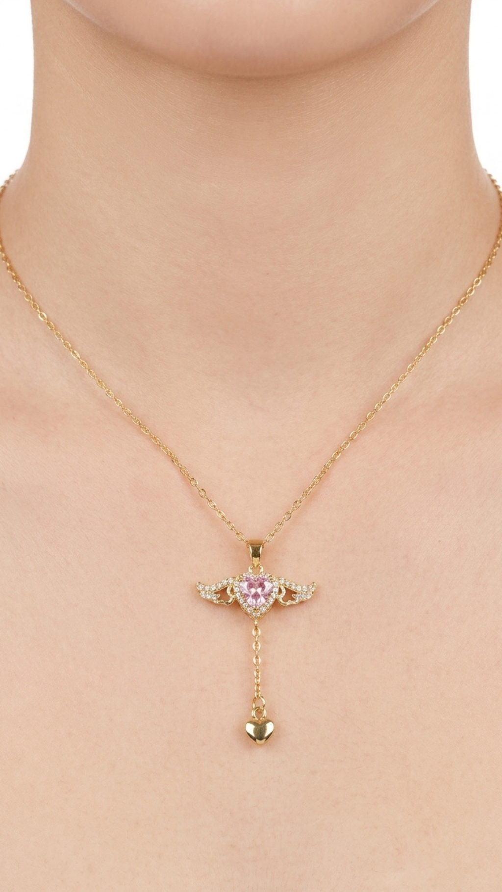 Angel Fidget Heart Pendant