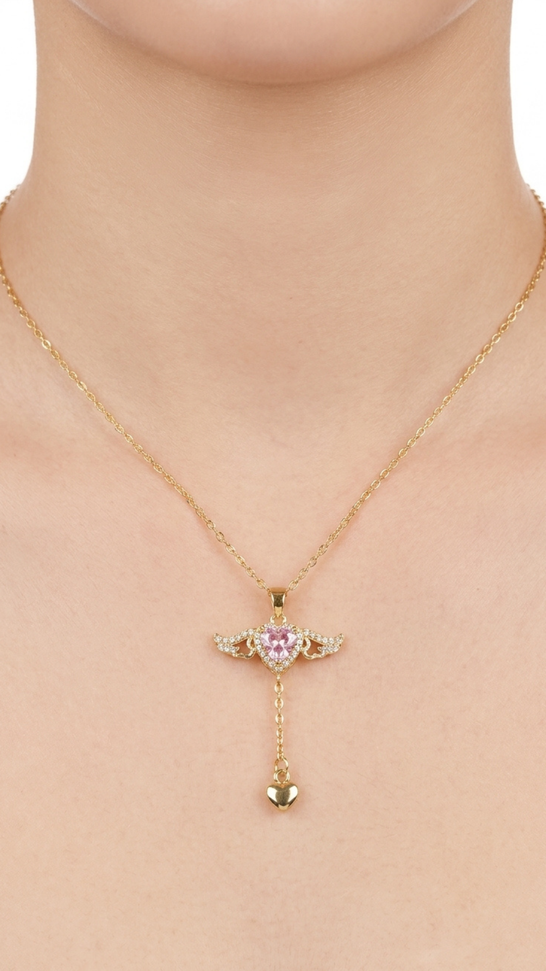 Angel Fidget Heart Pendant