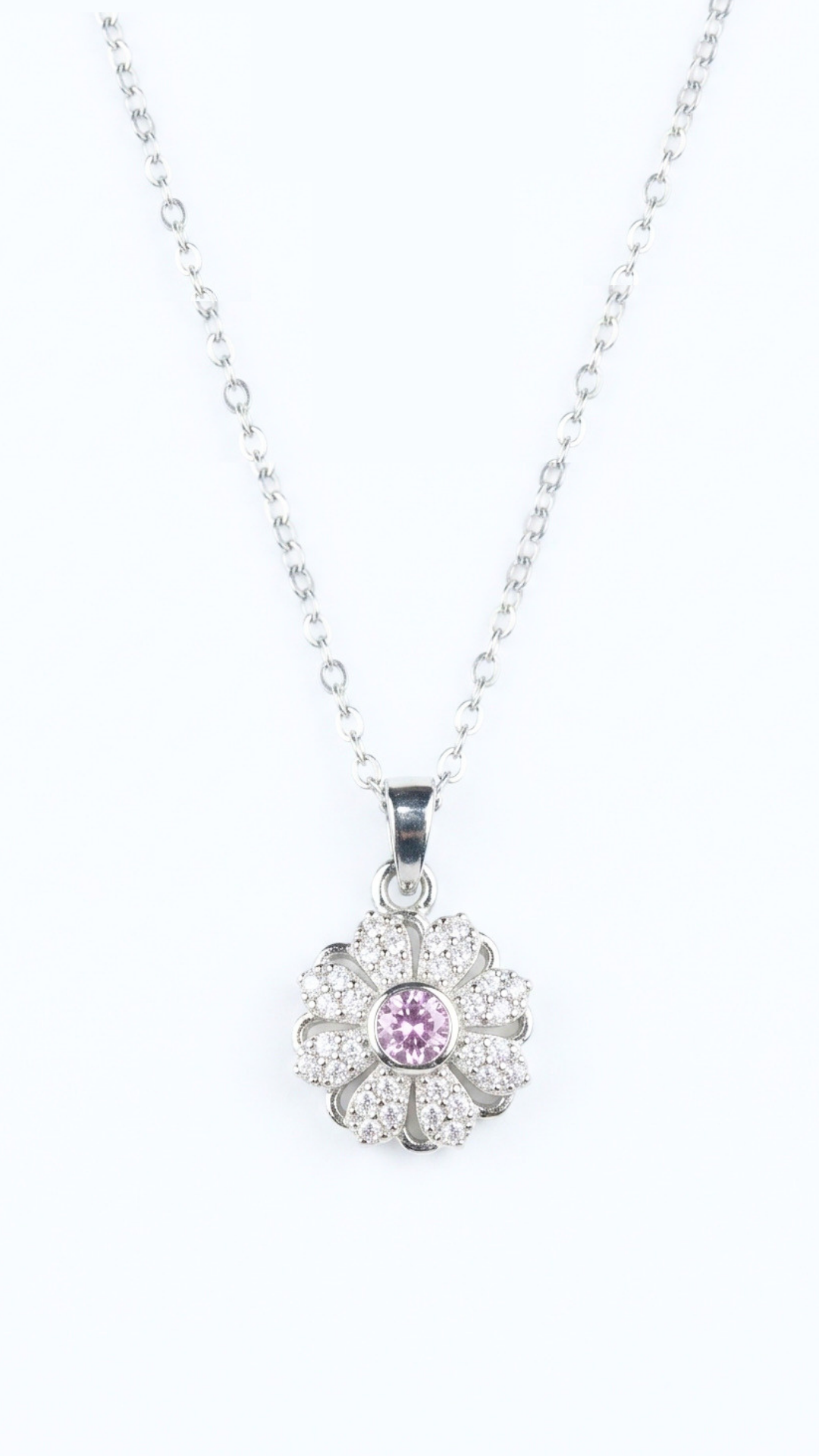 Pink Blossom Fidget Pendant