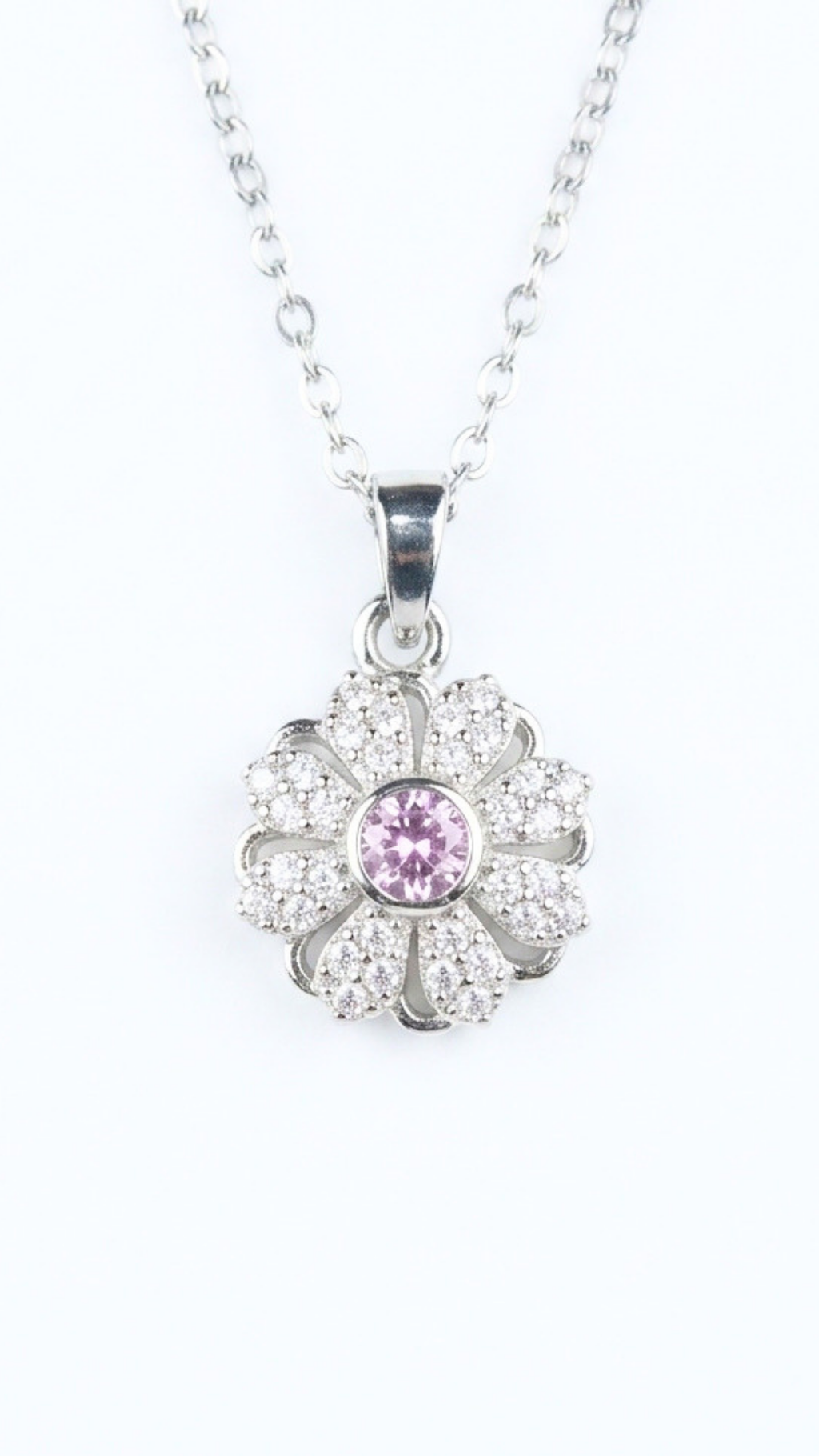 Pink Blossom Fidget Pendant