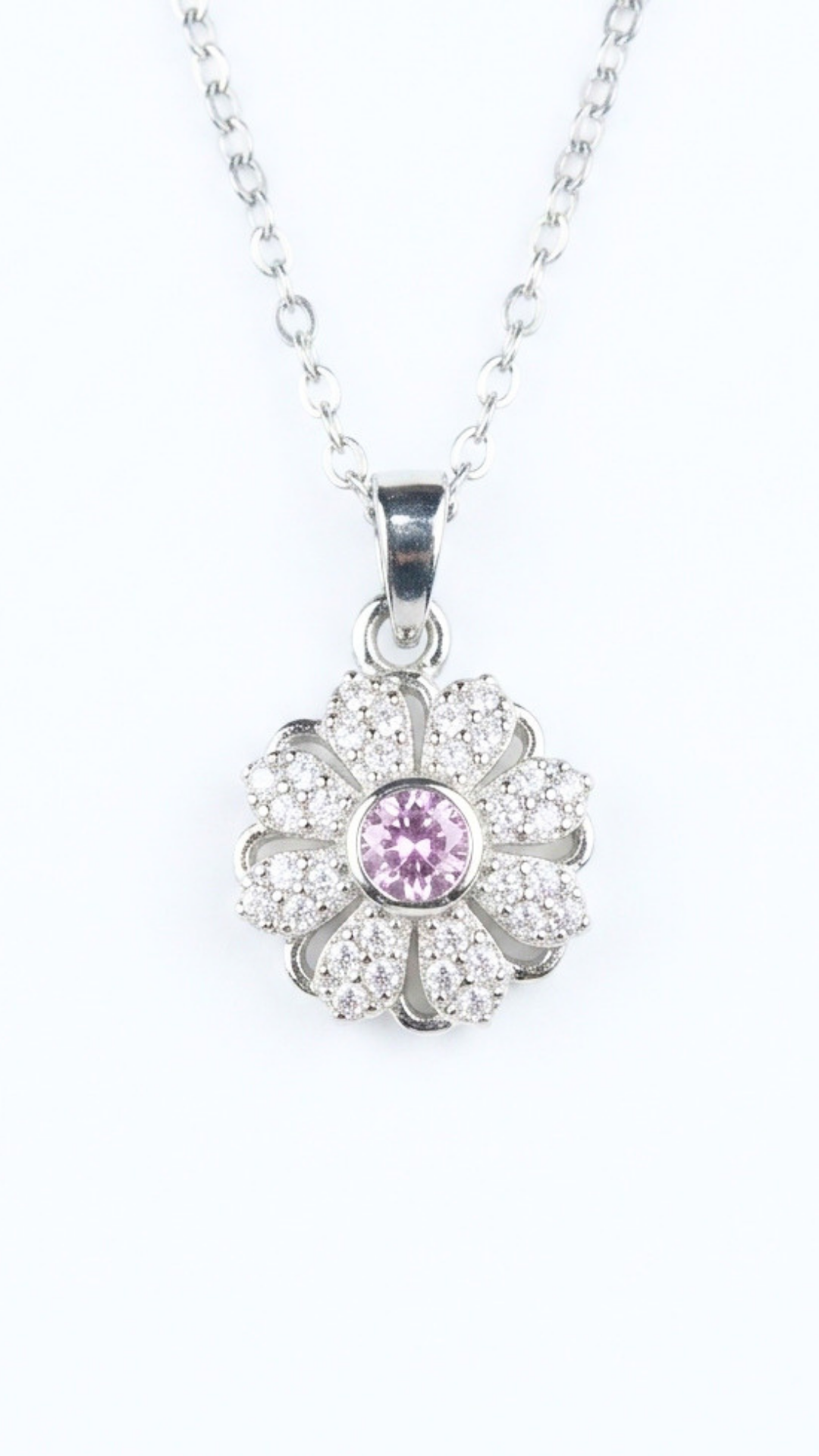 Pink Blossom Fidget Pendant