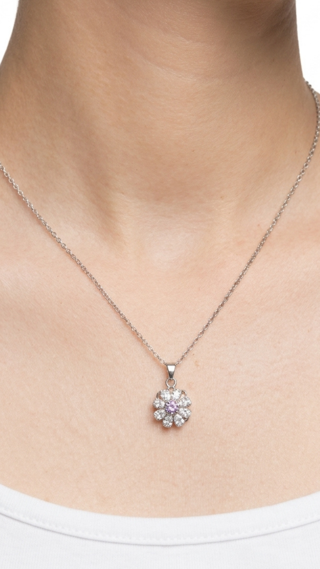 Pink Blossom Fidget Pendant