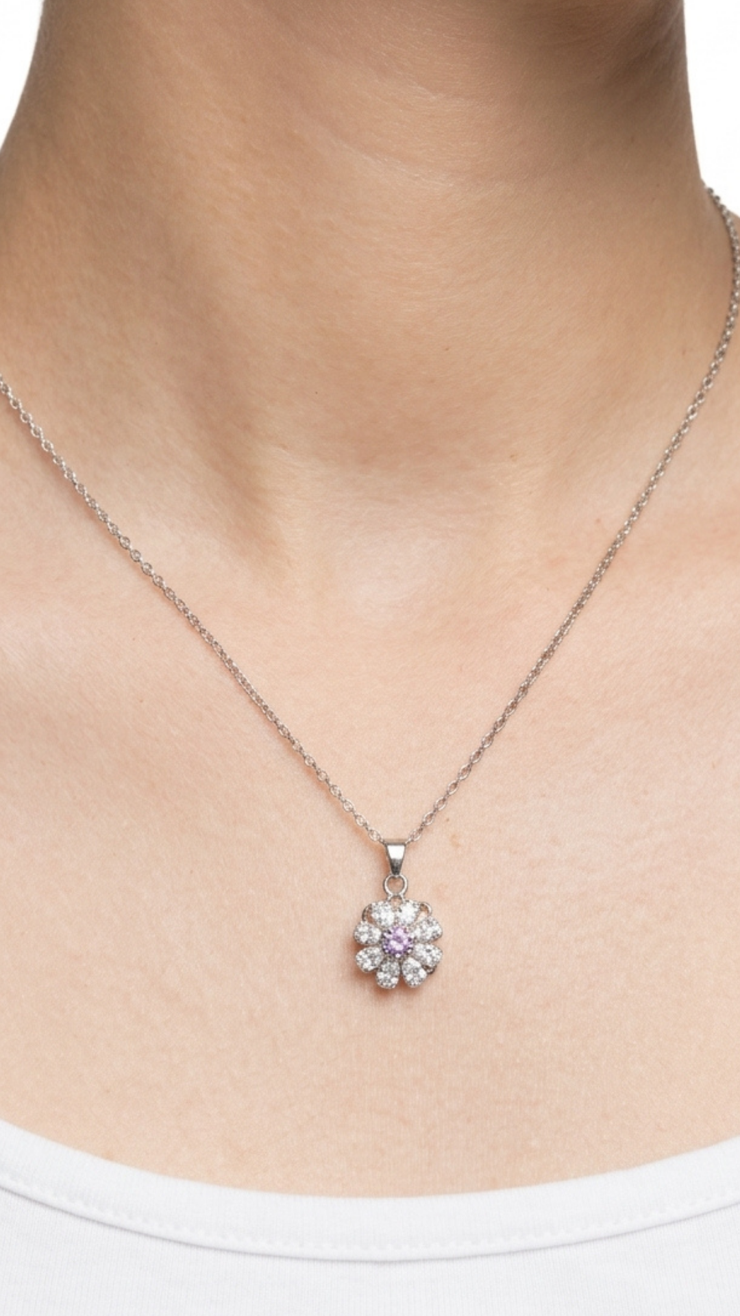 Pink Blossom Fidget Pendant
