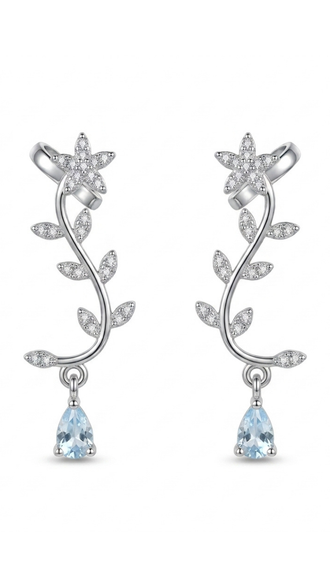 Celestial Bloom Ear Cuffs