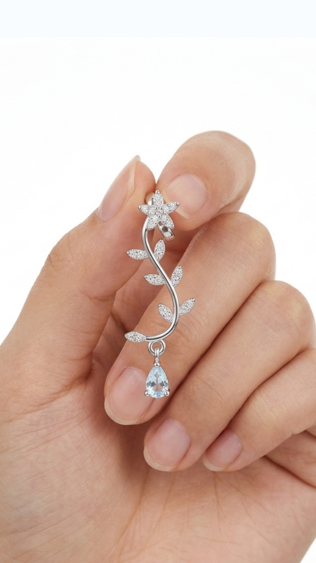 Celestial Bloom Ear Cuffs