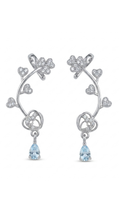 Clover Heart Ear Cuffs